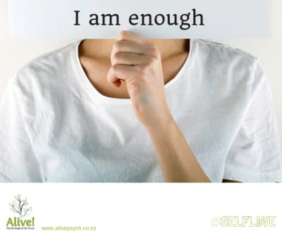 I am enough - how to be okay with being you